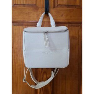 Brandon Blackwood Portmore Backpack White Leather Backpack